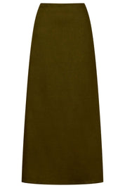 Anita Wrap Skirt - Olive