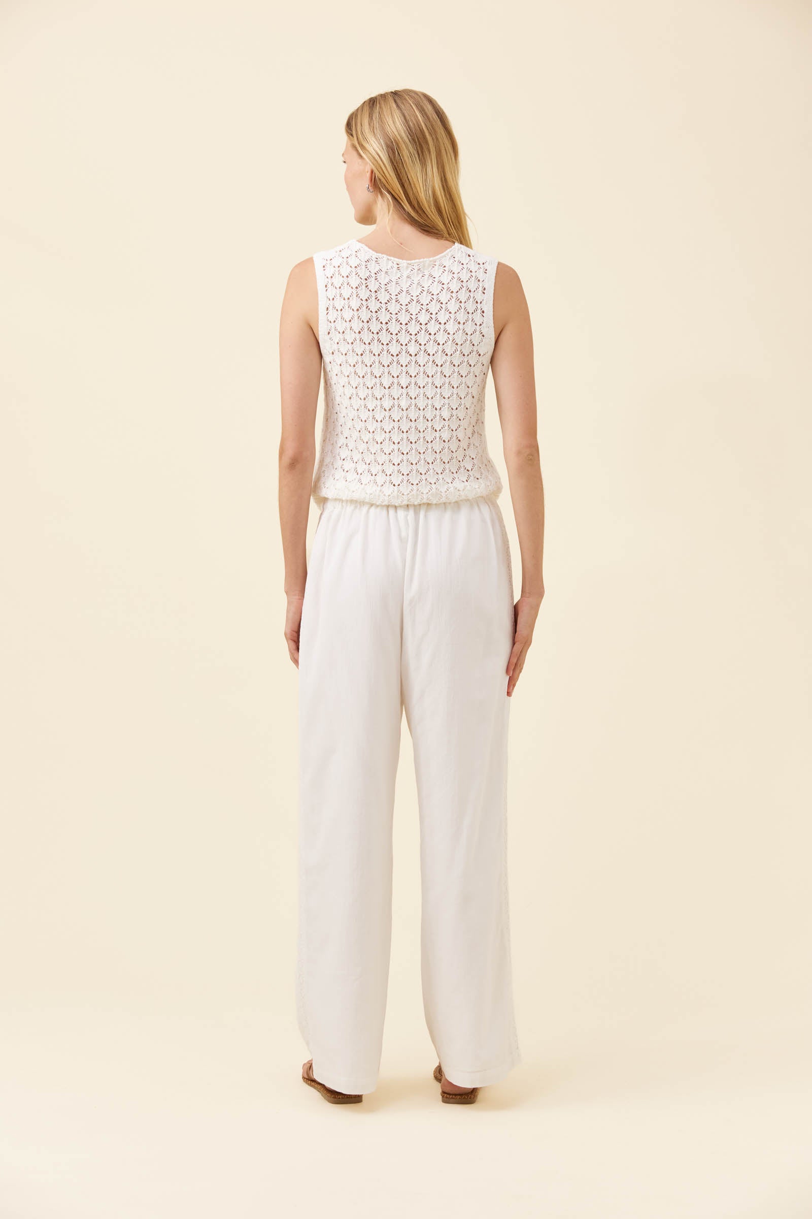 Frances Pant - White
