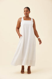 Anita Tank Maxi Dress - White