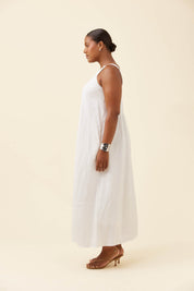 Anita Tank Maxi Dress - White