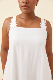 Anita Tank Maxi Dress - White