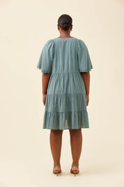 Frances Dress - Soft Teal