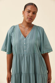 Frances Dress - Soft Teal