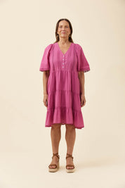 Frances Dress - Magenta