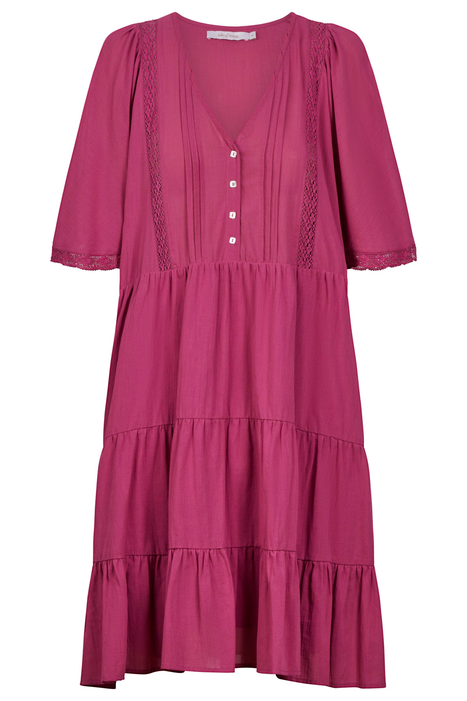 Frances Dress - Magenta