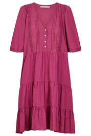 Frances Dress - Magenta