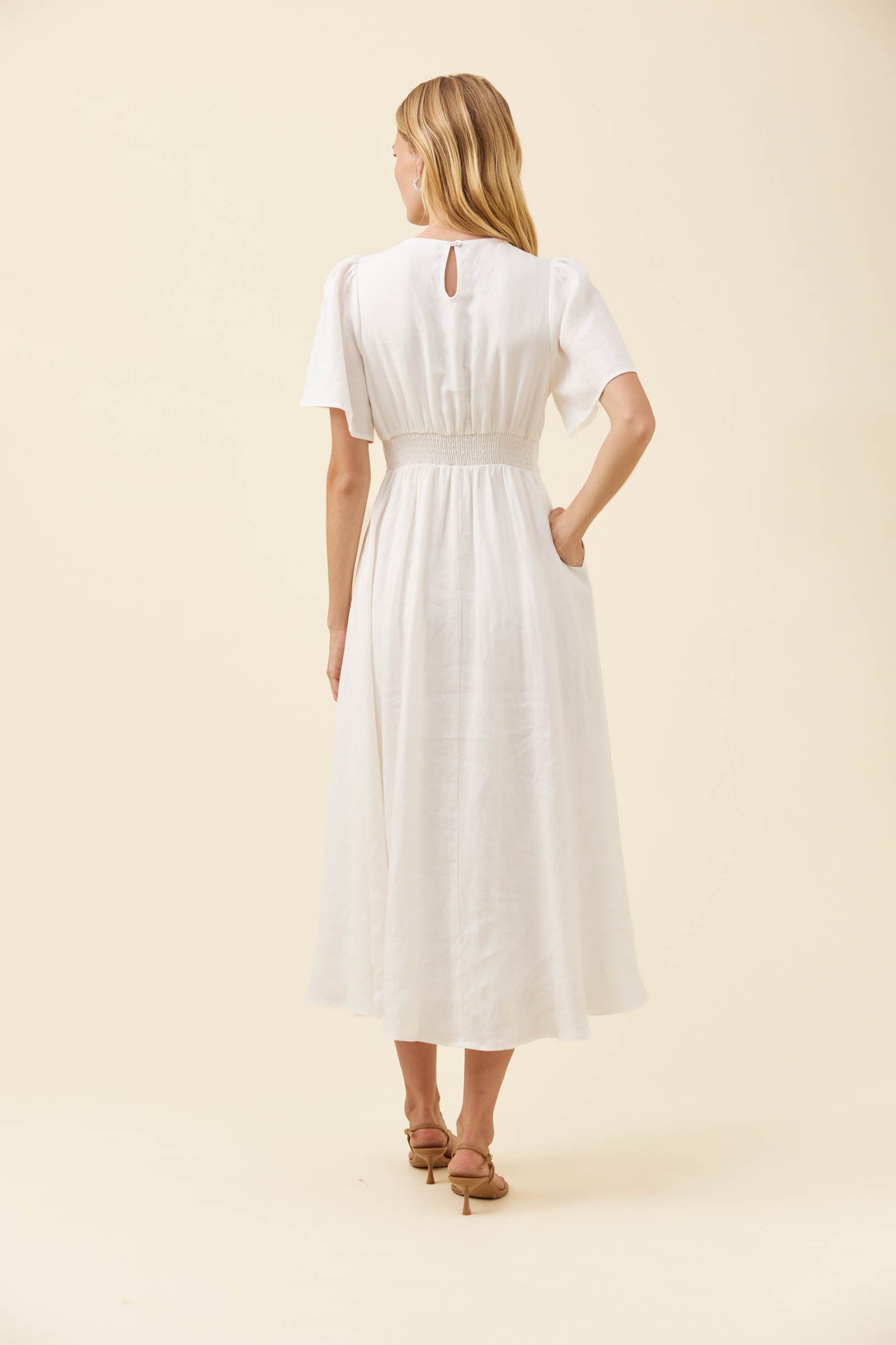 Anita Maxi Dress - White