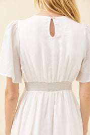 Anita Maxi Dress - White