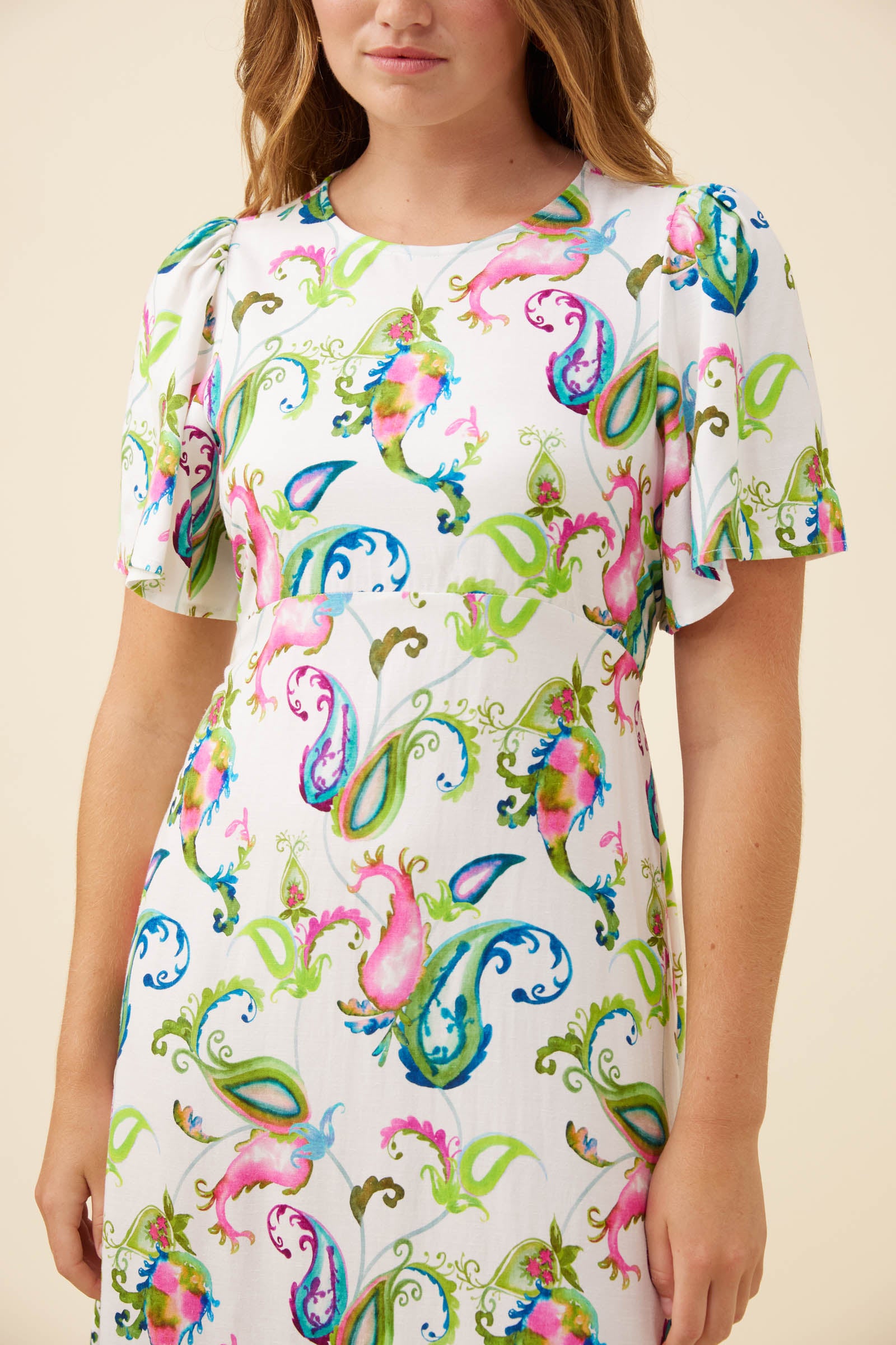 Anita Maxi Dress - Paisley