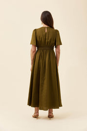 Anita Maxi Dress - Olive