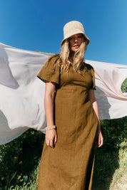Anita Maxi Dress - Olive