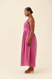 Frances Tank Dress - Magenta