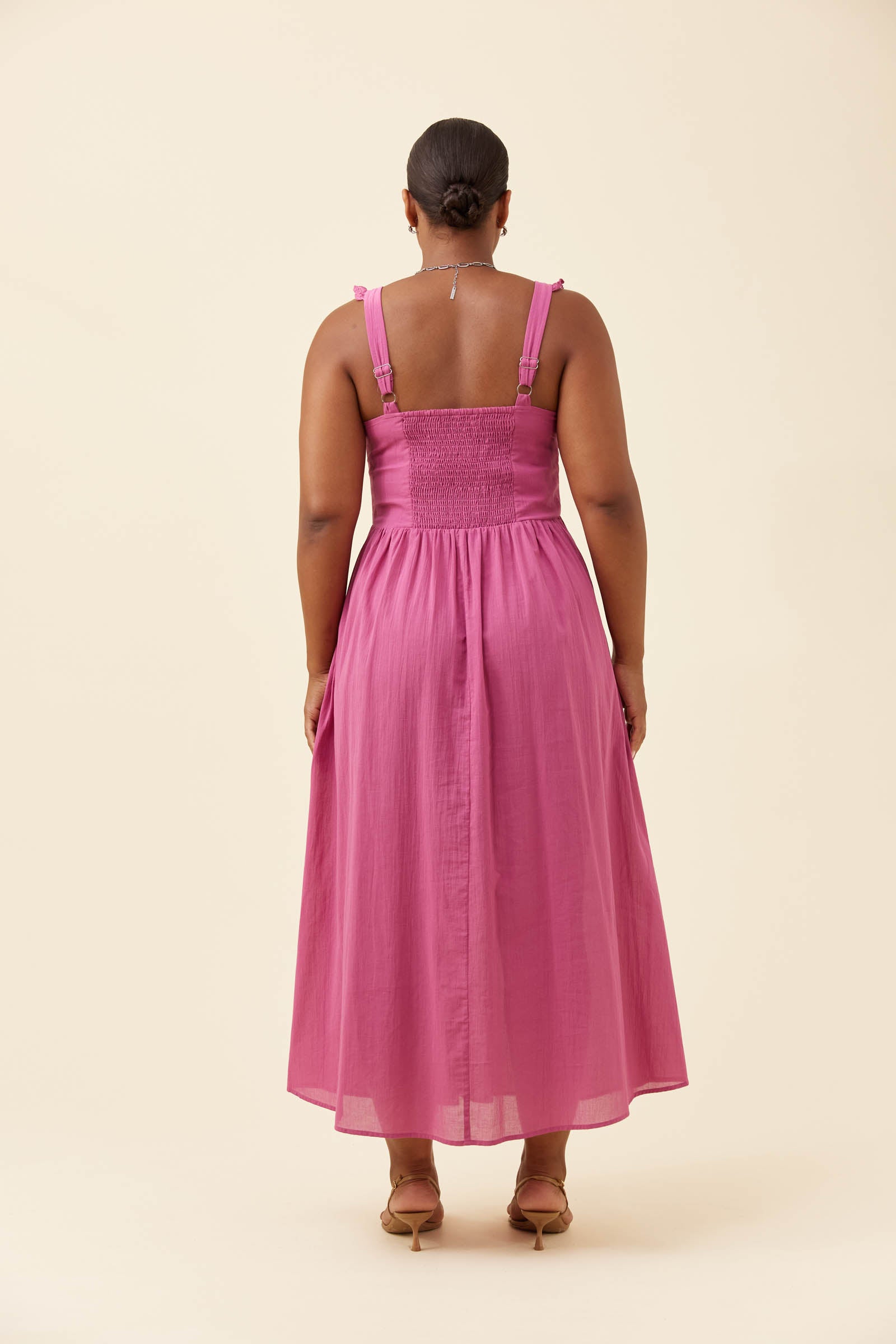 Frances Tank Dress - Magenta