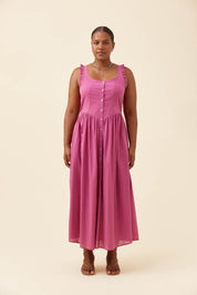 Frances Tank Dress - Magenta