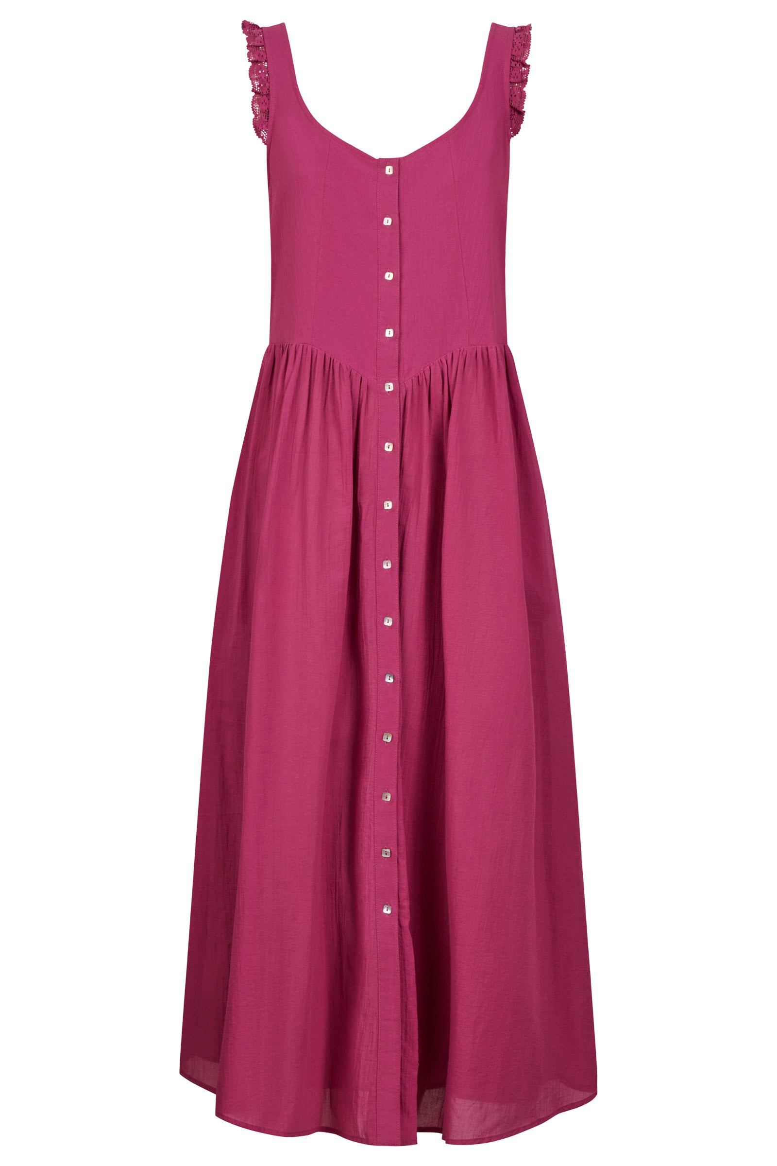 Frances Tank Dress - Magenta