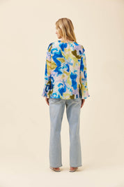 Frida Tie Top - Watercolour