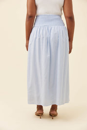 Lyndell Maxi Skirt - Light Blue