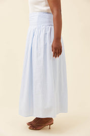 Lyndell Maxi Skirt - Light Blue