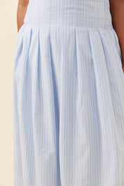 Lyndell Maxi Skirt - Light Blue