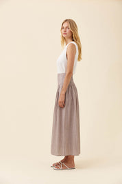 Lyndell Maxi Skirt - Taupe