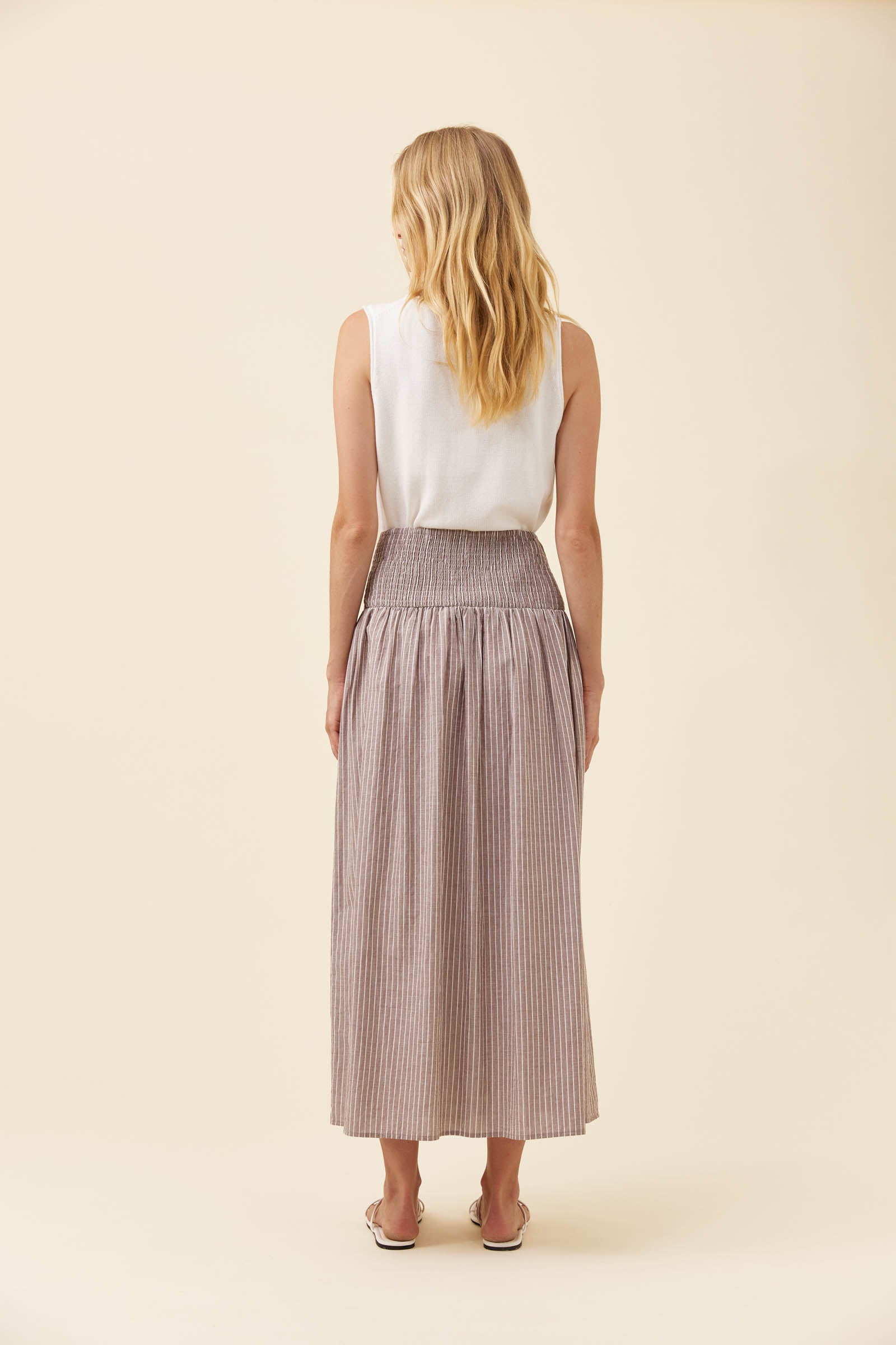 Lyndell Maxi Skirt - Taupe