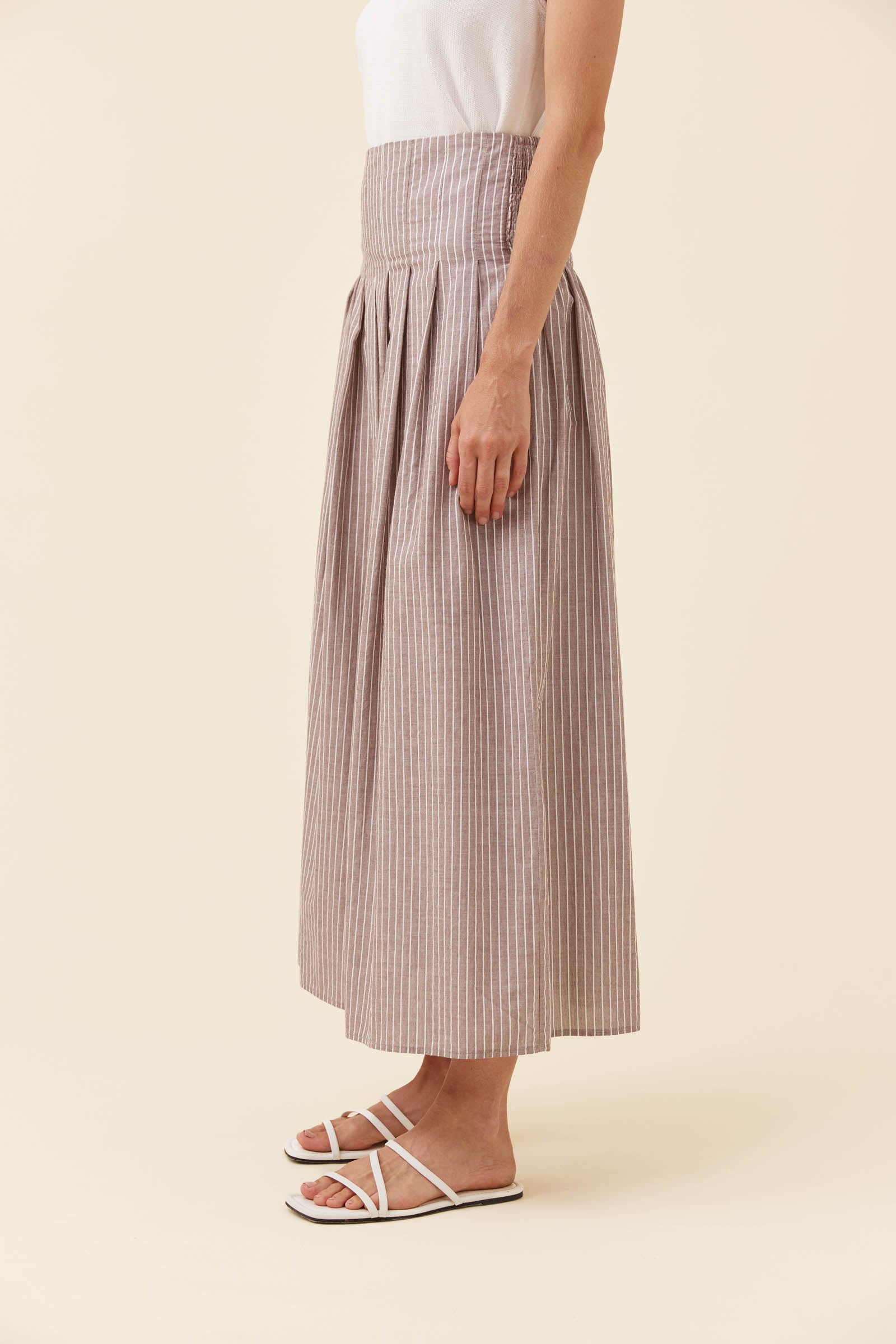 Lyndell Maxi Skirt - Taupe