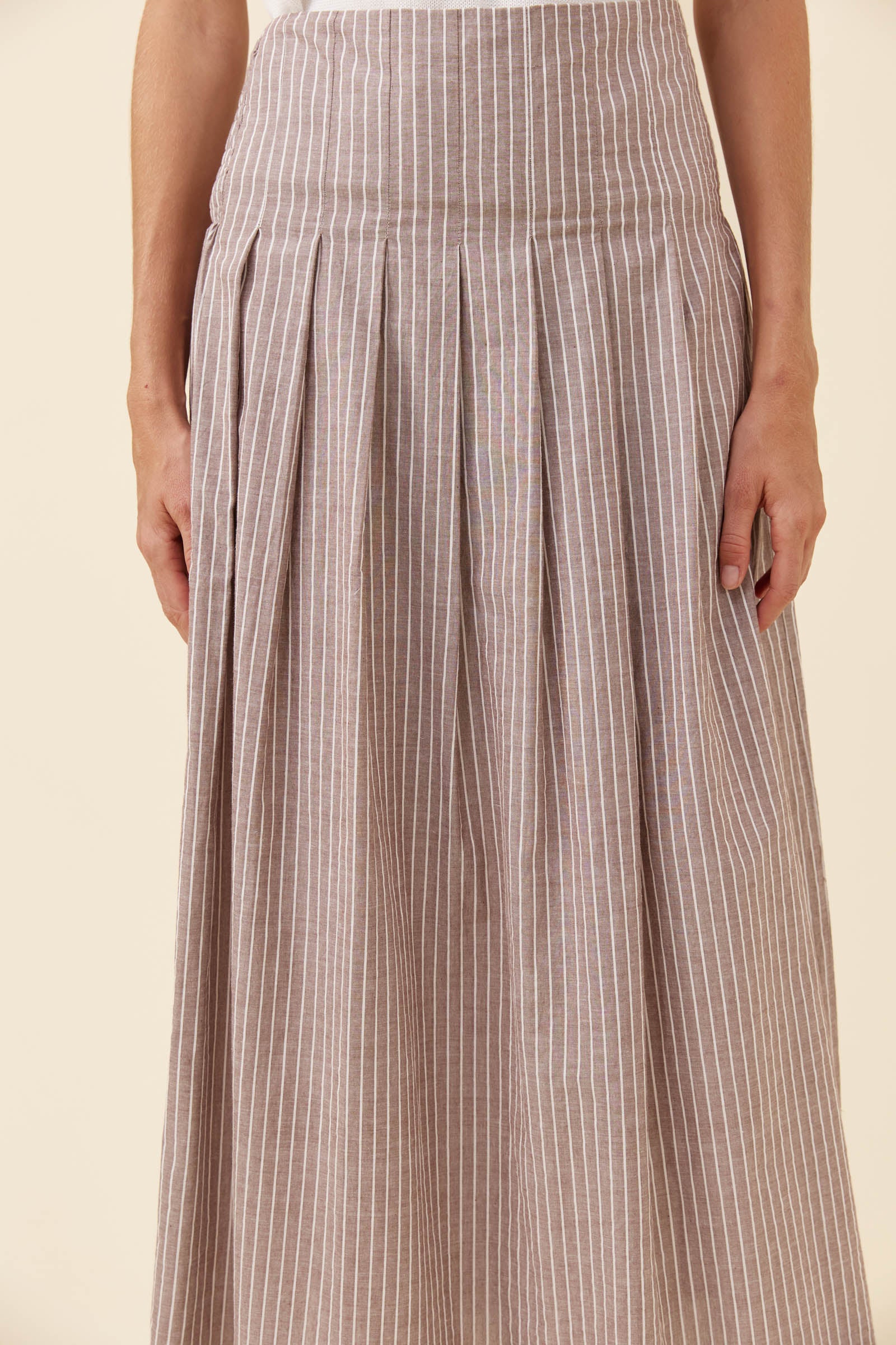 Lyndell Maxi Skirt - Taupe