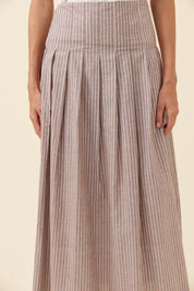 Lyndell Maxi Skirt - Taupe