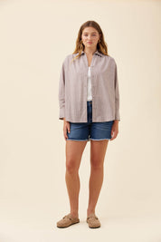 Lyndell Shirt - Taupe