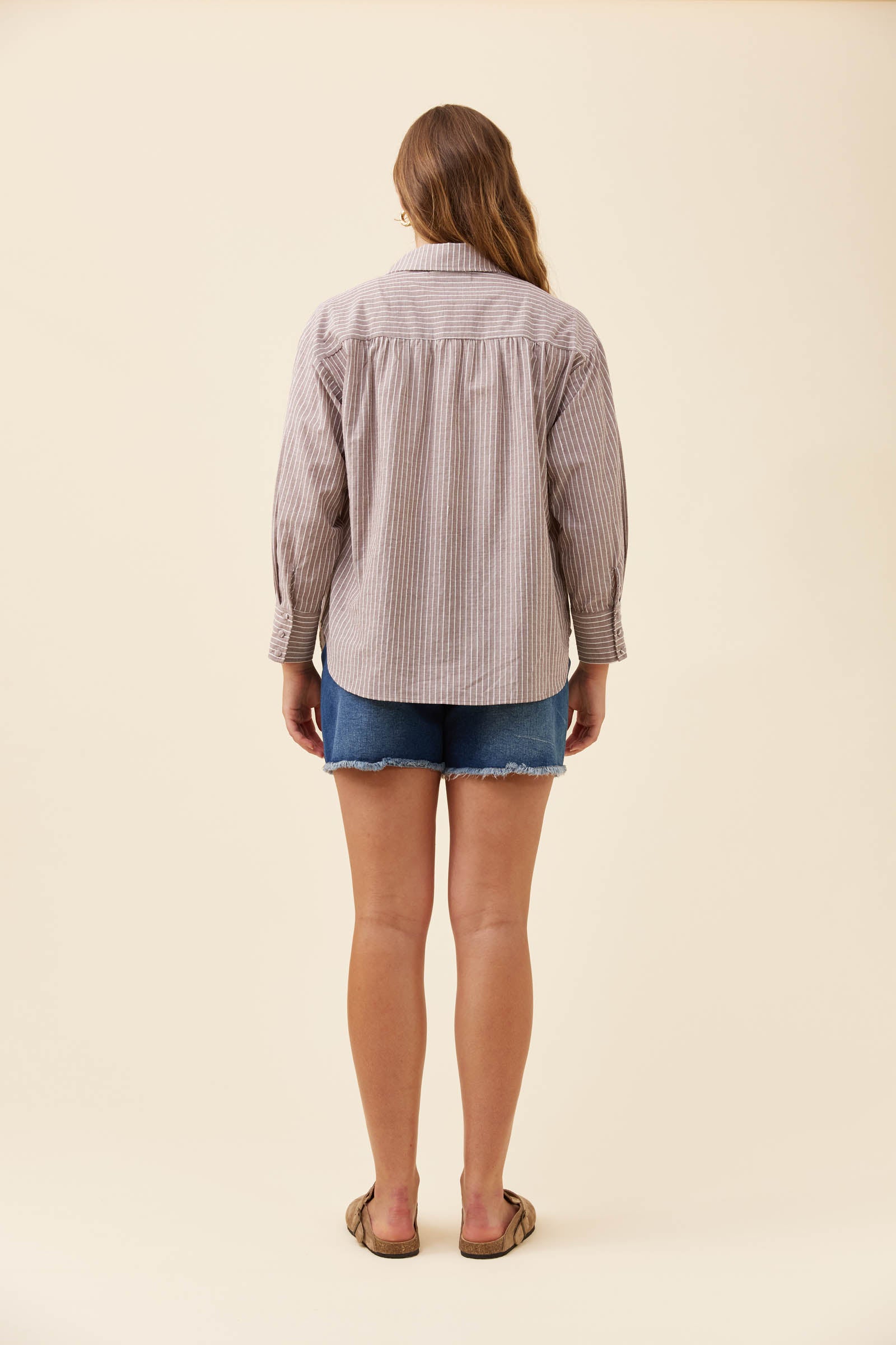 Lyndell Shirt - Taupe