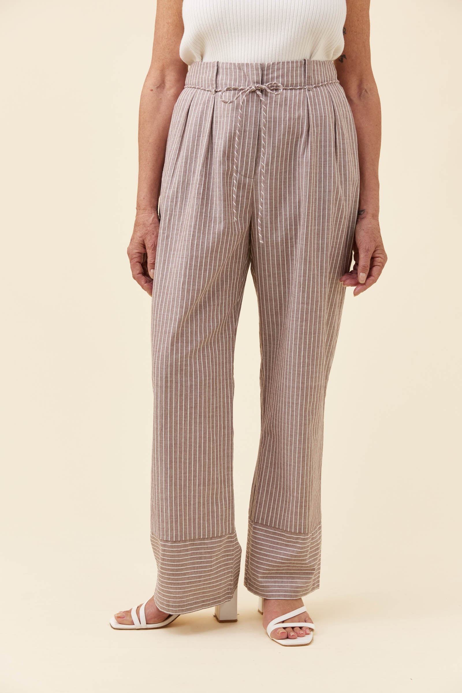 Lyndell Pant - Taupe