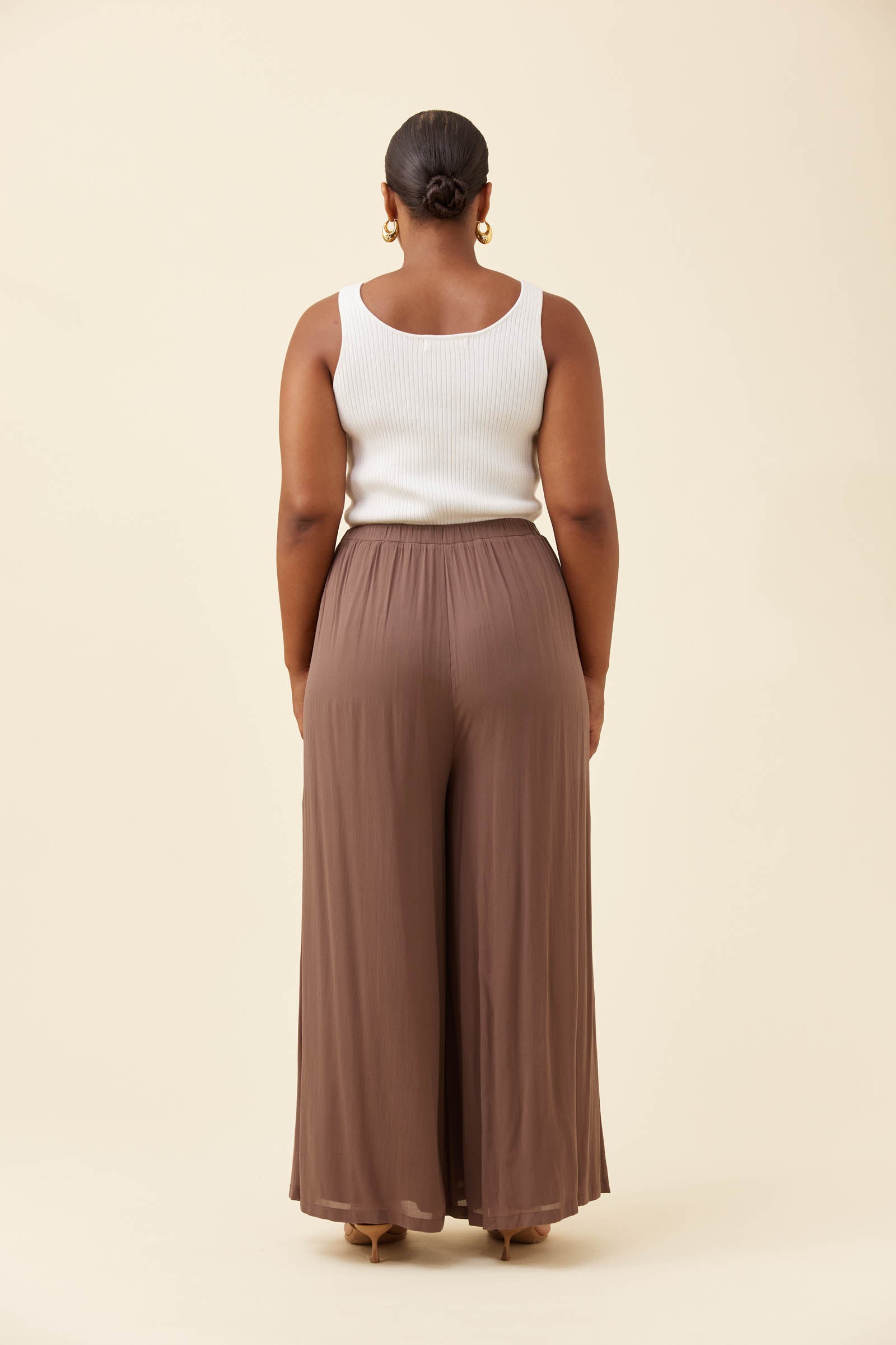 Frida Wrap Pant - Taupe