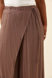 Frida Wrap Pant - Taupe