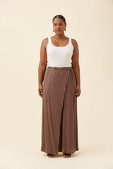 Frida Wrap Pant - Taupe