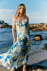 Frida Tank Maxi Dress - Watercolour