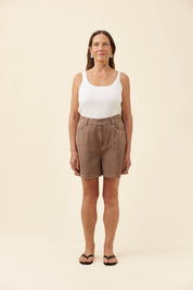 Preston Short - Taupe