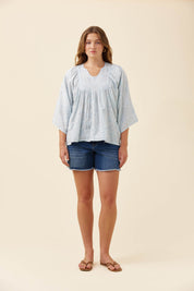 Wilma Blouse - Light Blue