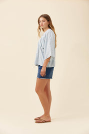 Wilma Blouse - Light Blue