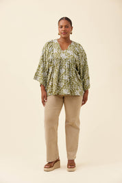 Wilma Blouse - Olive