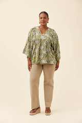Wilma Blouse - Olive