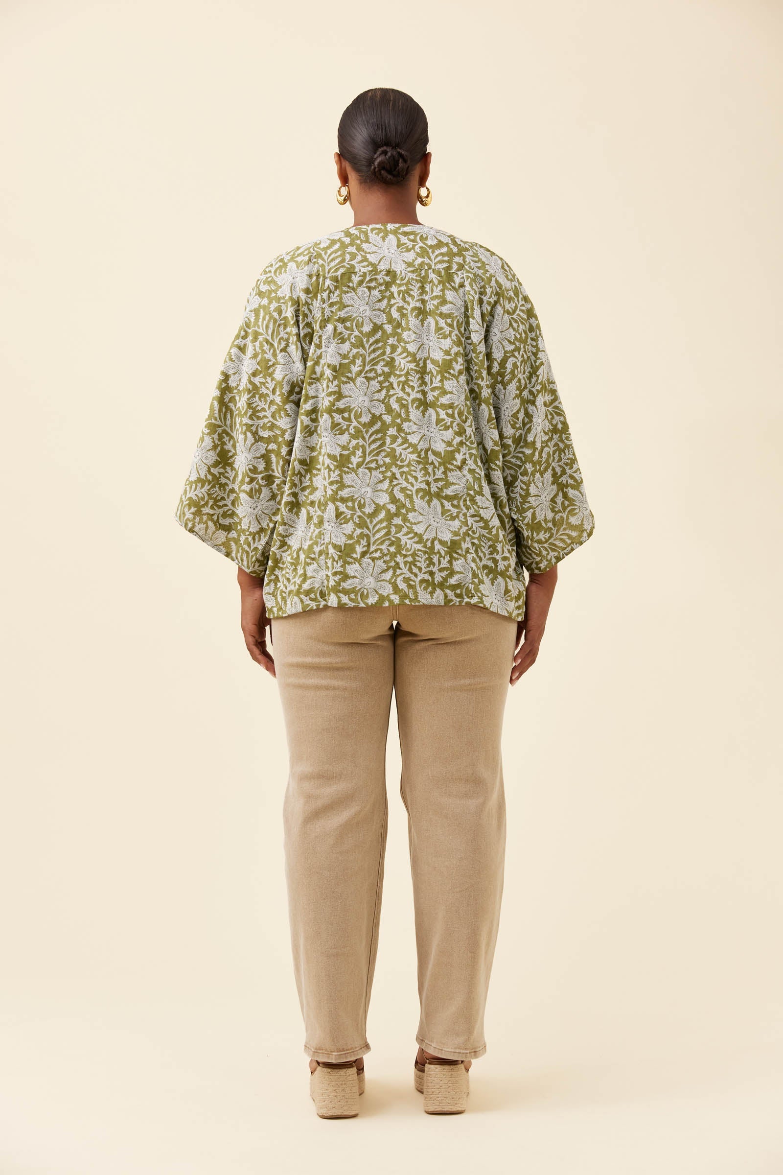 Wilma Blouse - Olive