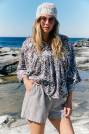 Wilma Blouse - Taupe