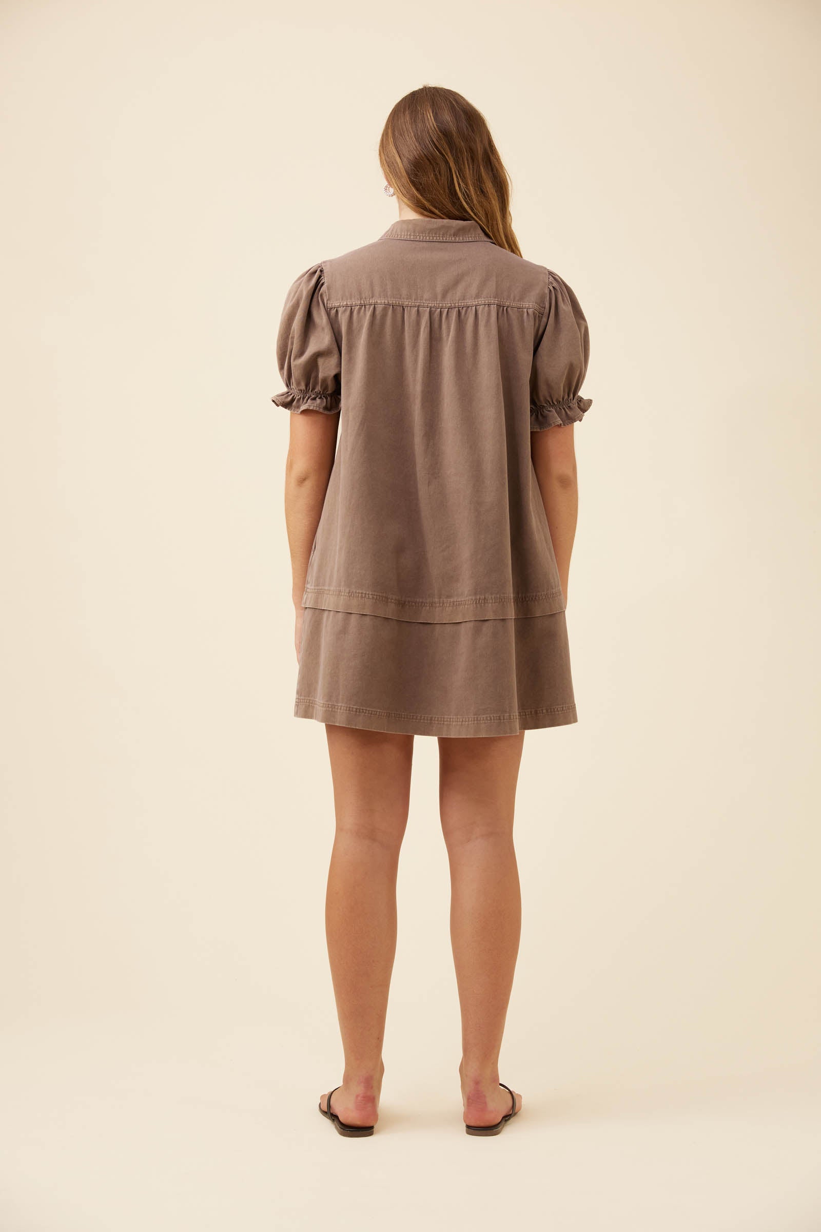 Preston Shirt Dress - Taupe
