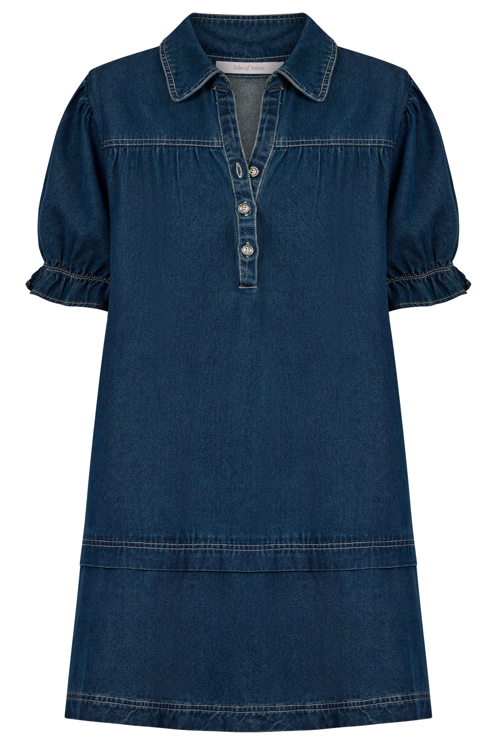 Preston Shirt Dress - Deep Blue