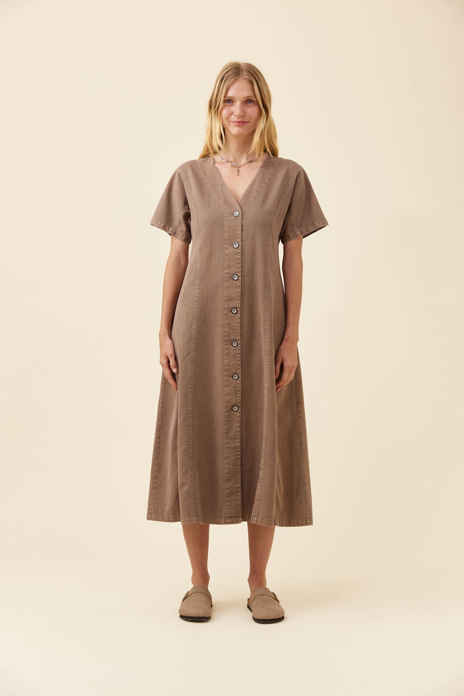 Preston Maxi Dress - Taupe