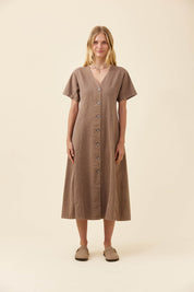 Preston Maxi Dress - Taupe