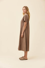 Preston Maxi Dress - Taupe