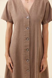 Preston Maxi Dress - Taupe