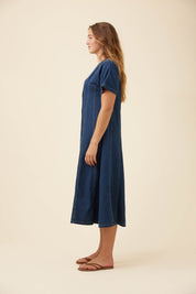 Preston Maxi Dress - Deep Blue