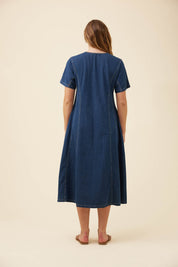 Preston Maxi Dress - Deep Blue